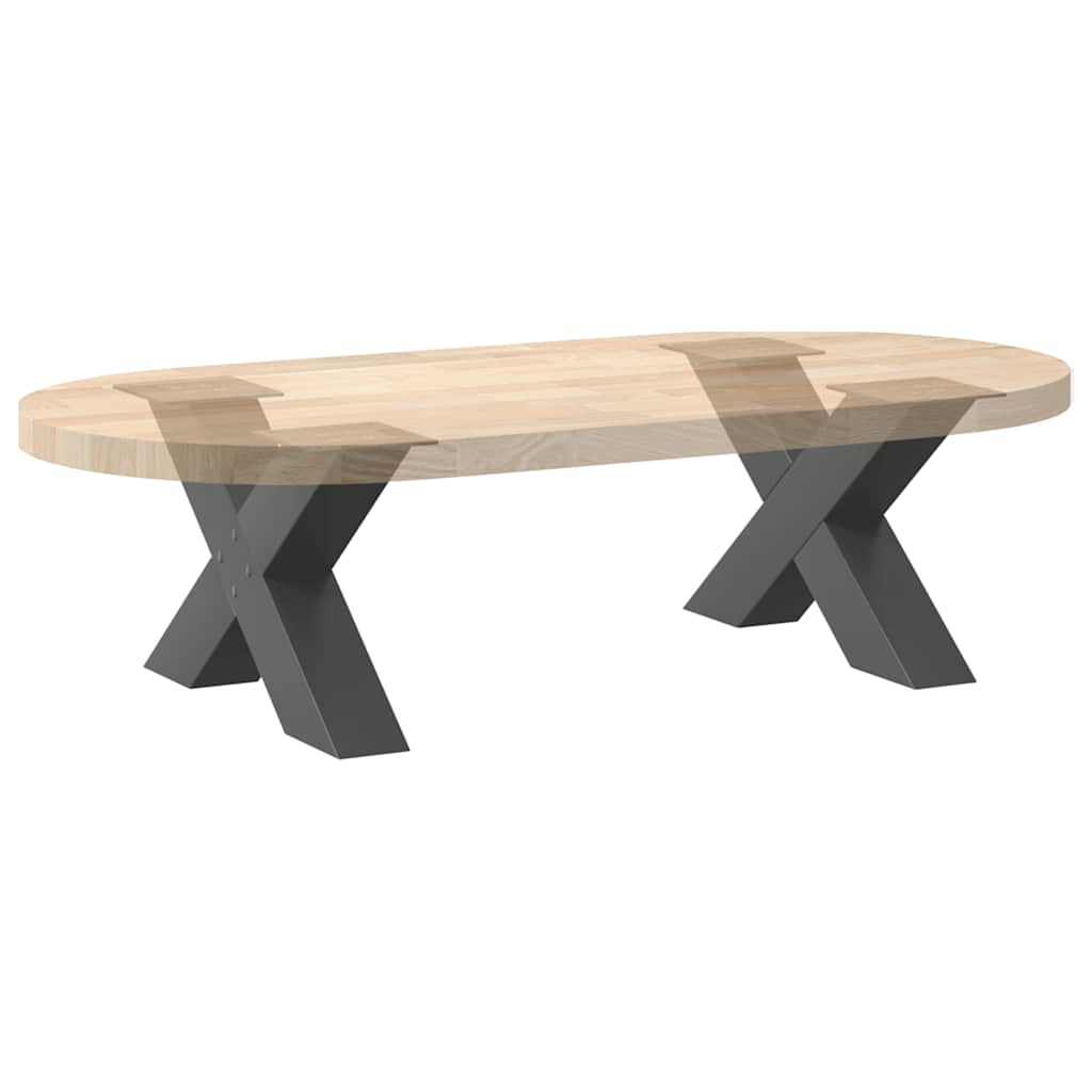 Salontafelpoten 2 st X-vormig 50x(30-31) cm staal antraciet is nu te koop bij PeponiXL, paradijselijk wonen!