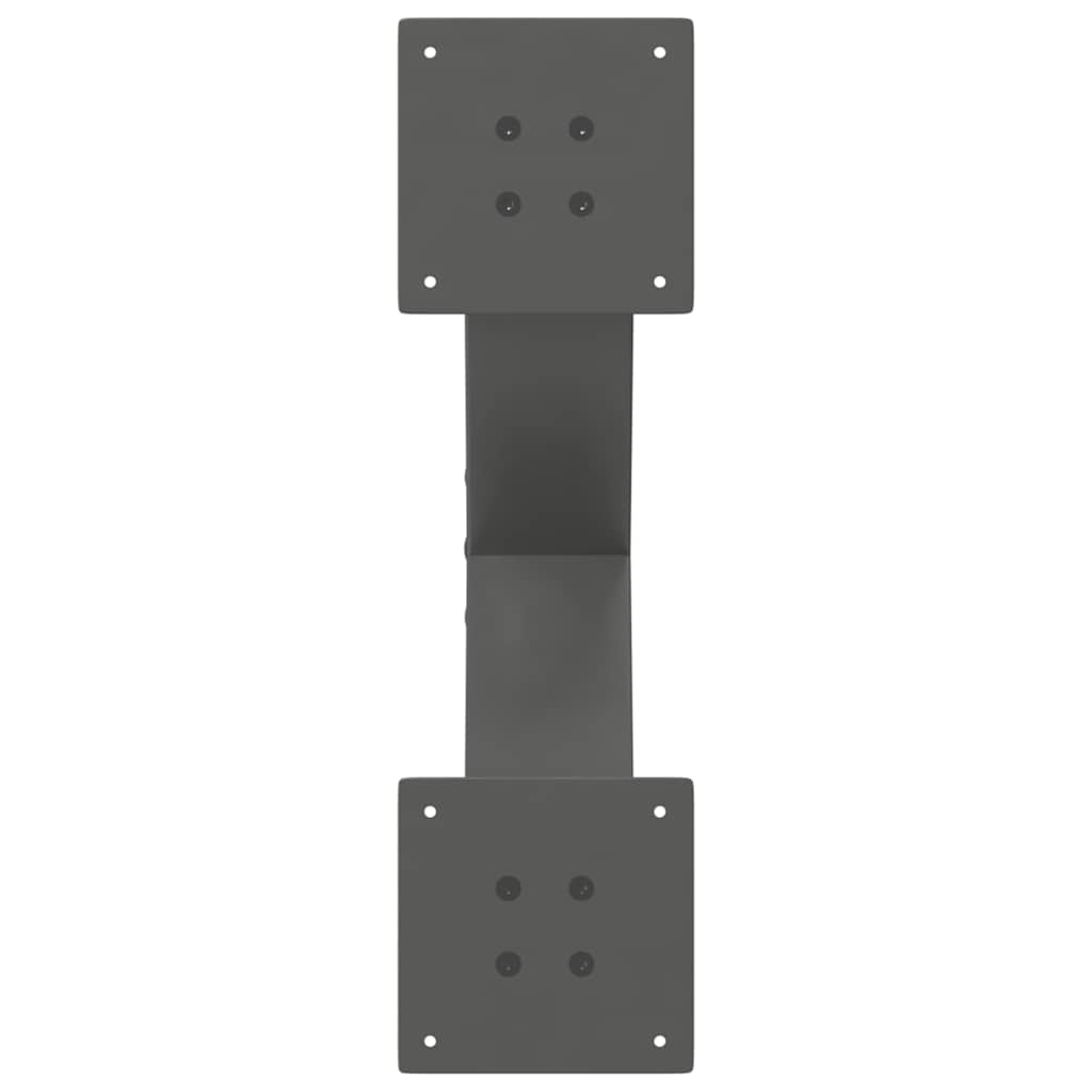 Salontafelpoten 2 st X-vormig 60x(30-31) cm staal antraciet is nu te koop bij PeponiXL, paradijselijk wonen!