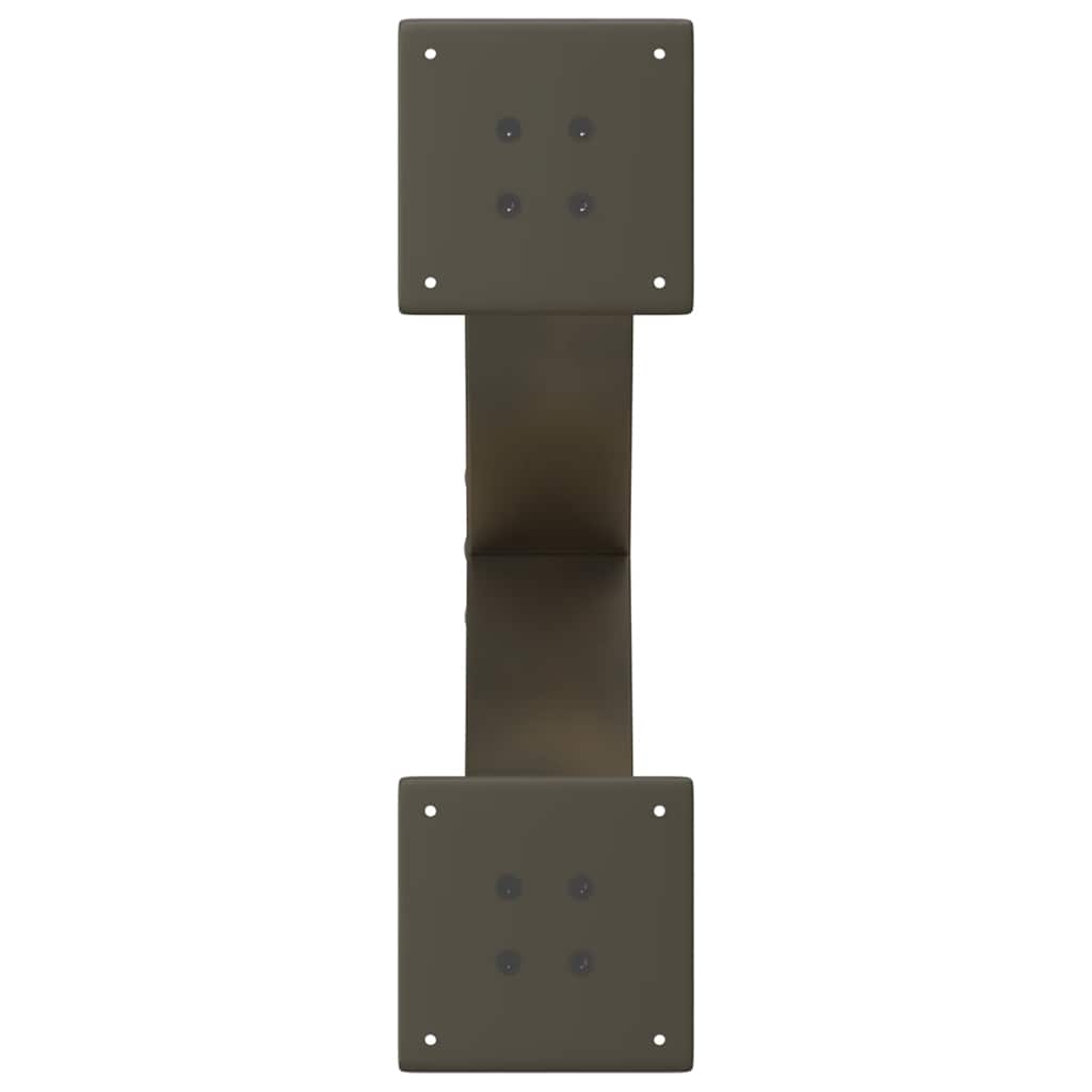 Salontafelpoten 2 st X-vormig 60x(30-31) cm staal naturel is nu te koop bij PeponiXL, paradijselijk wonen!