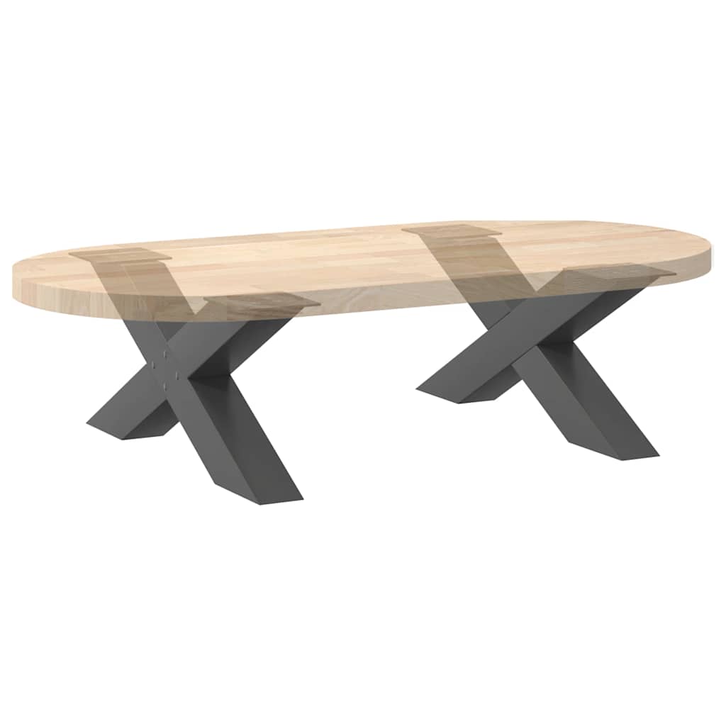 Salontafelpoten 2 st X-vormig 70x(30-31) cm staal antraciet is nu te koop bij PeponiXL, paradijselijk wonen!