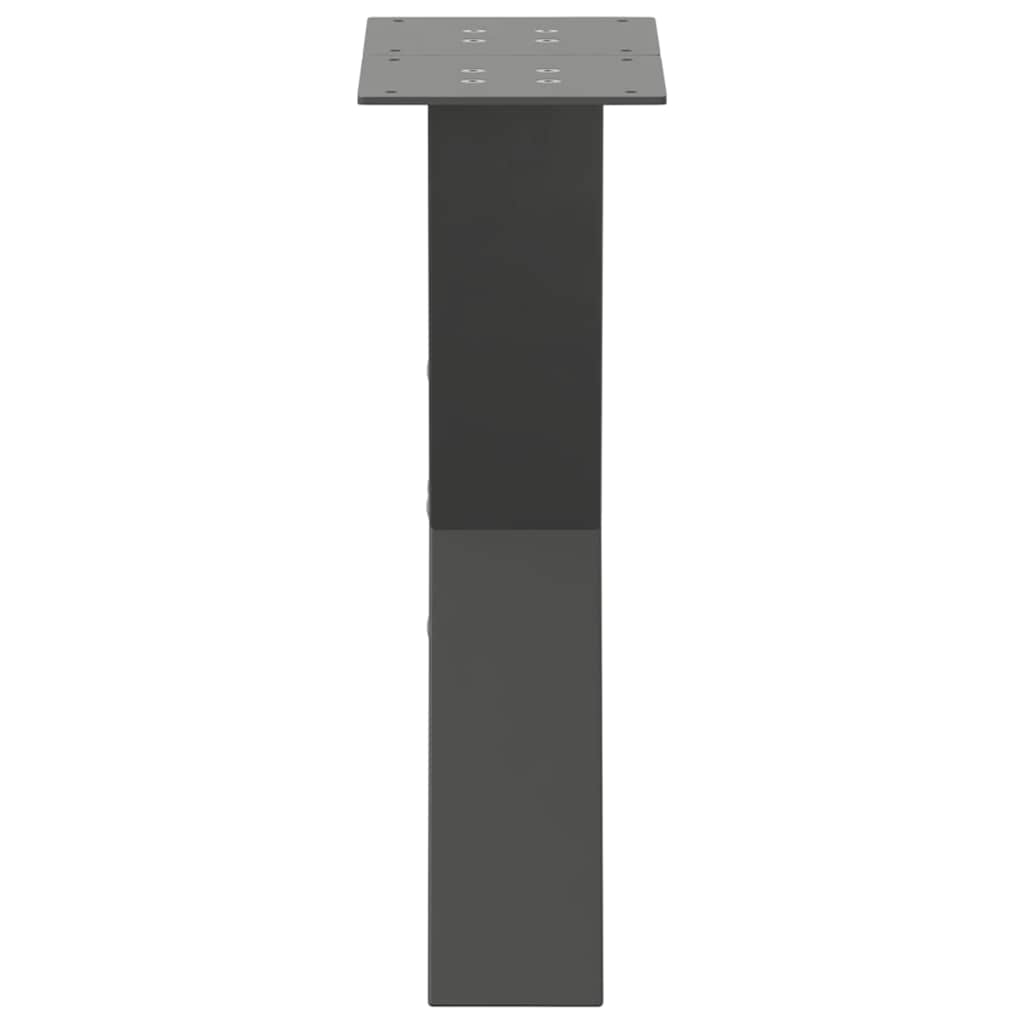 Salontafelpoten 2 st X-vormig 28x(42-43) cm staal antraciet is nu te koop bij PeponiXL, paradijselijk wonen!