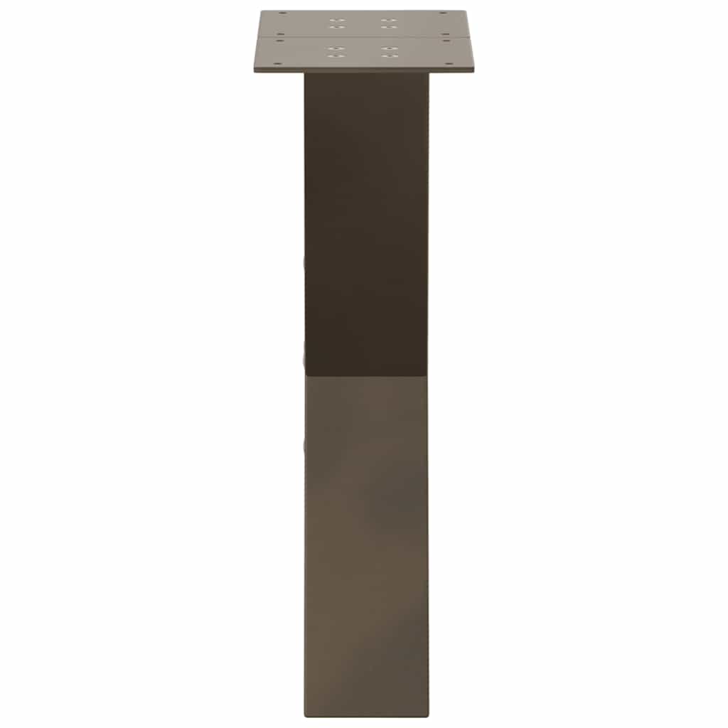 Salontafelpoten 2 st X-vormig 28x(42-43) cm staal naturel is nu te koop bij PeponiXL, paradijselijk wonen!