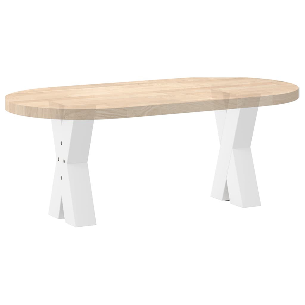 Salontafelpoten 2 st X-vormig 38x(42-43) cm staal wit is nu te koop bij PeponiXL, paradijselijk wonen!