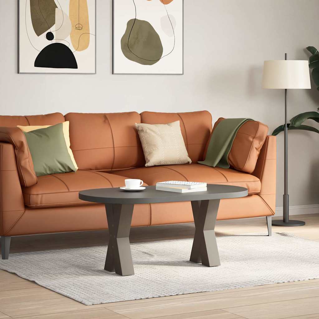 Salontafelpoten 2 st X-vormig 38x(42-43) cm staal naturel is nu te koop bij PeponiXL, paradijselijk wonen!