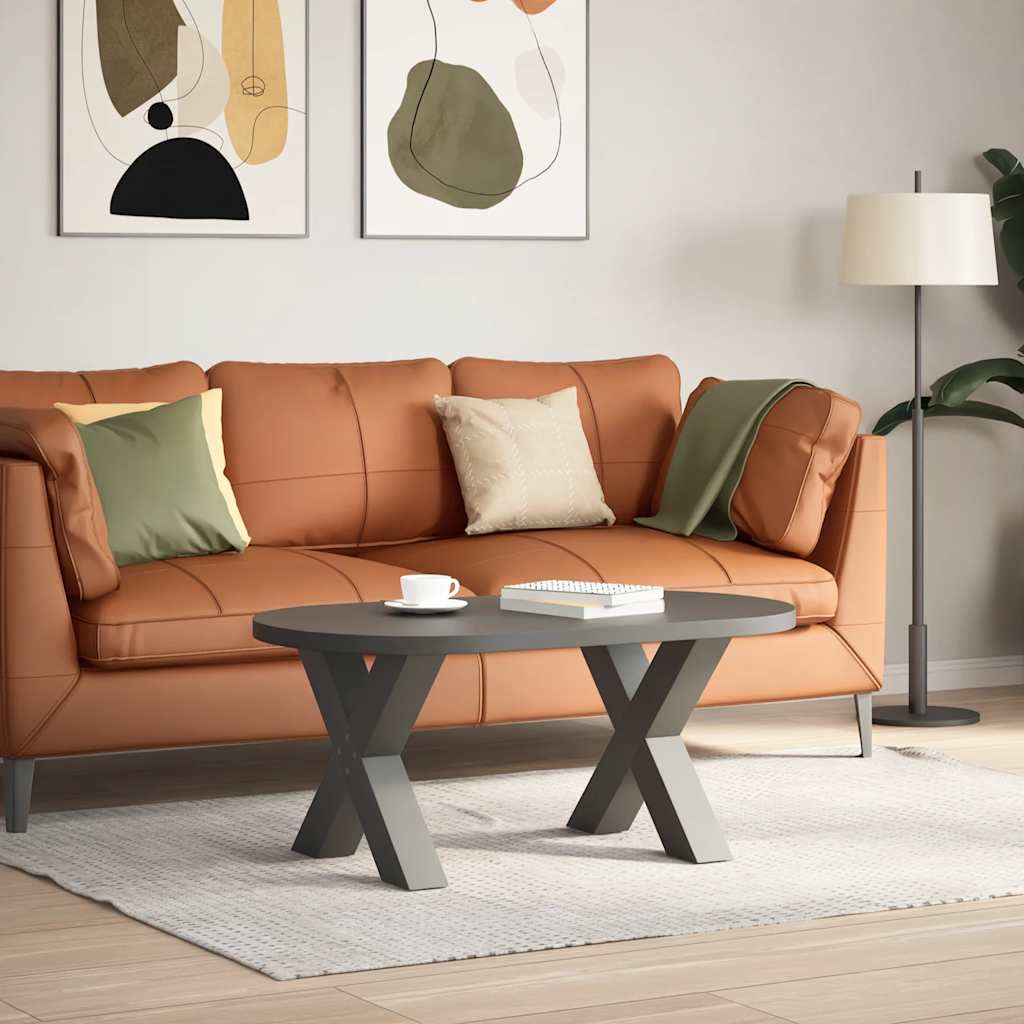 Salontafelpoten 2 st X-vormig 60x(42-43) cm staal antraciet is nu te koop bij PeponiXL, paradijselijk wonen!