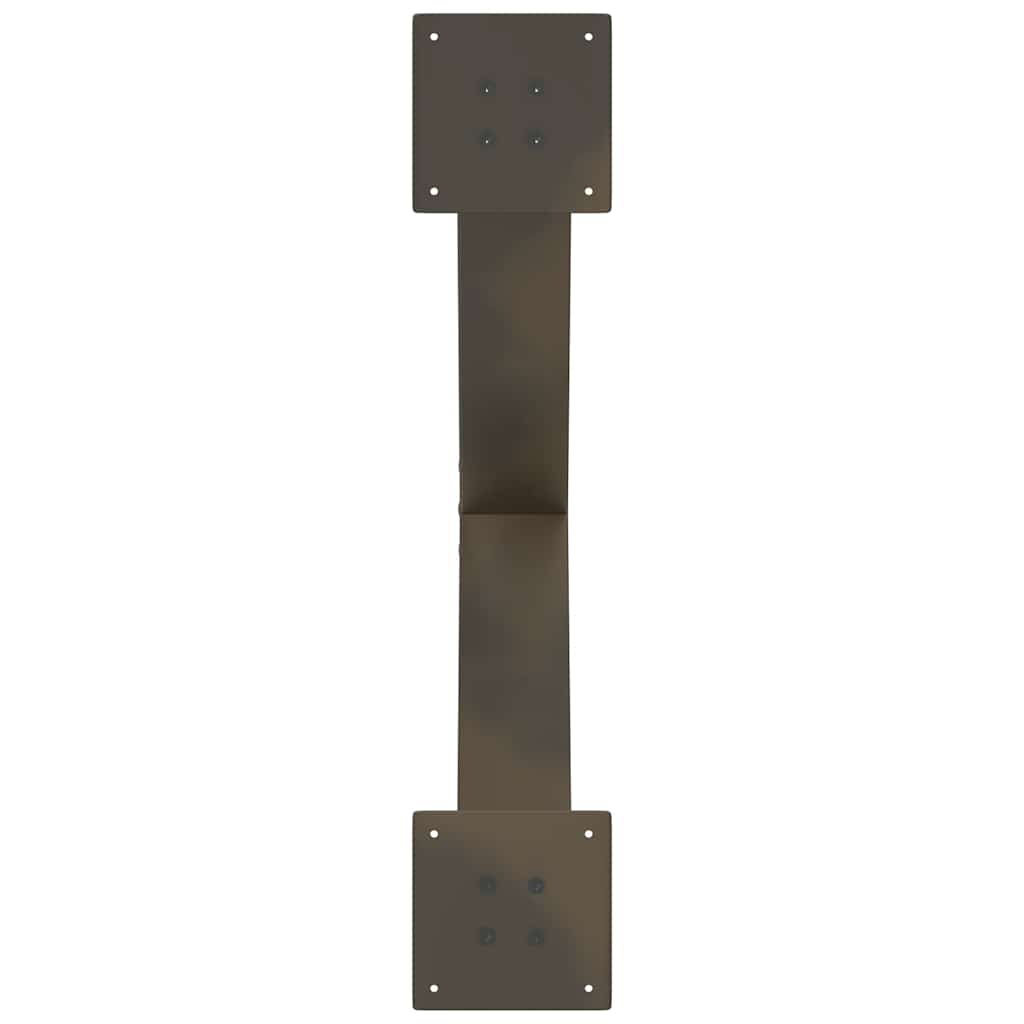 Salontafelpoten 2 st X-vormig 70x(42-43) cm staal naturel is nu te koop bij PeponiXL, paradijselijk wonen!
