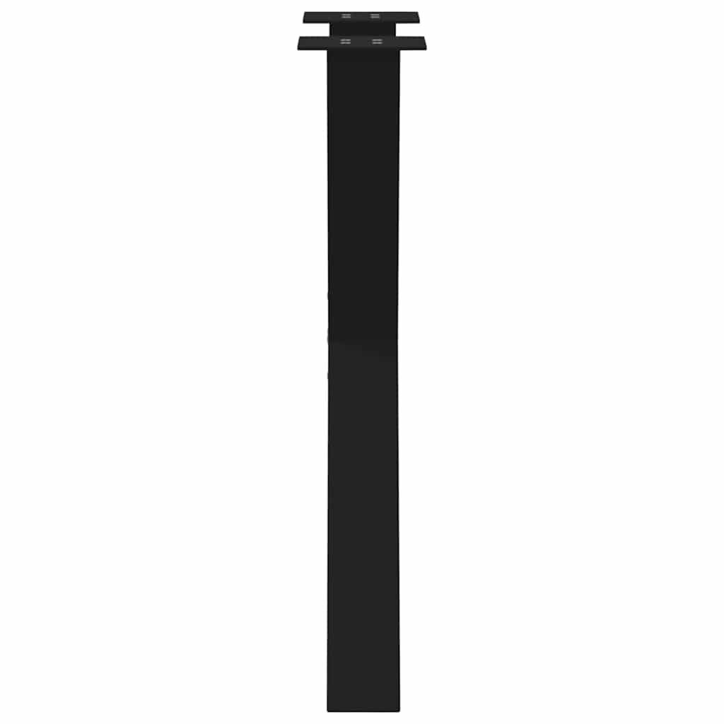 Eettafelpoten 2 st X-vormig 50x(72-73) cm staal zwart is nu te koop bij PeponiXL, paradijselijk wonen!