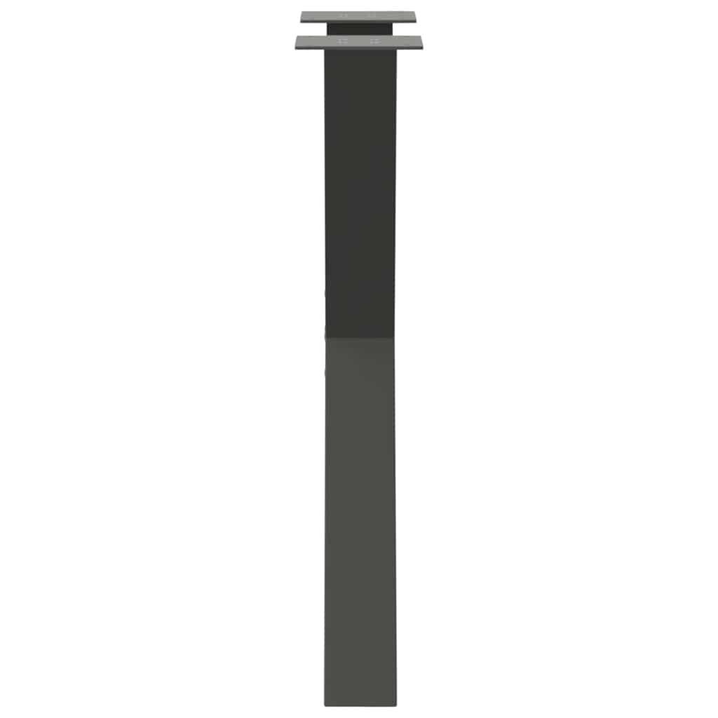 Eettafelpoten 2 st X-vormig 50x(72-73) cm staal antraciet is nu te koop bij PeponiXL, paradijselijk wonen!