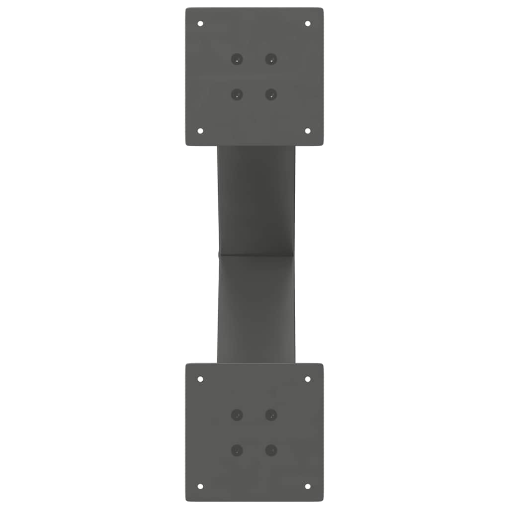 Eettafelpoten 2 st X-vormig 50x(72-73) cm staal antraciet is nu te koop bij PeponiXL, paradijselijk wonen!