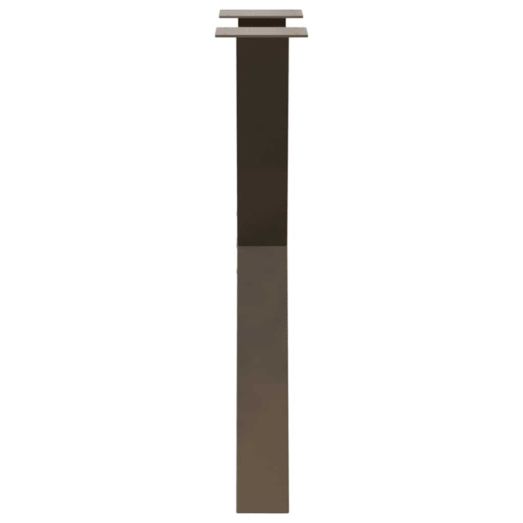 Eettafelpoten 2 st X-vormig 50x(72-73) cm staal naturel is nu te koop bij PeponiXL, paradijselijk wonen!
