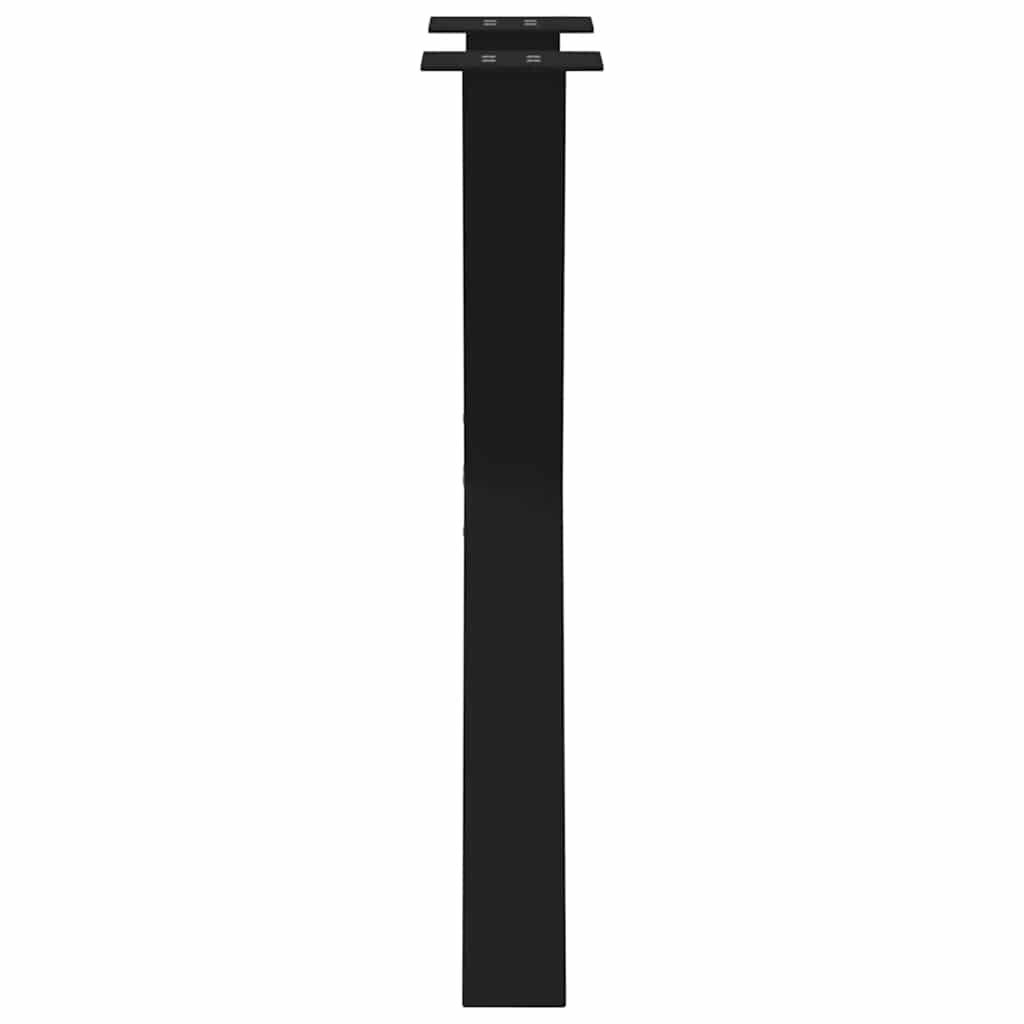 Eettafelpoten 2 st X-vormig 60x(72-73) cm staal zwart is nu te koop bij PeponiXL, paradijselijk wonen!