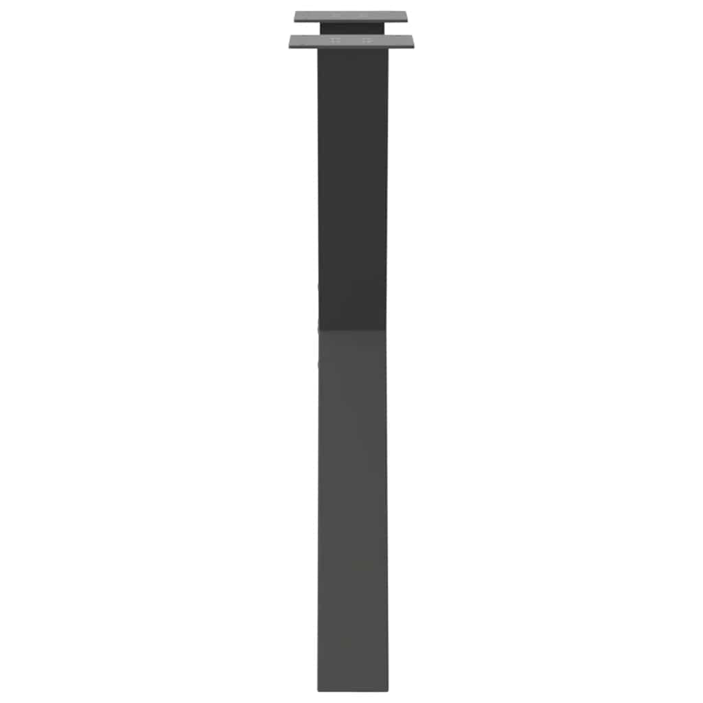 Eettafelpoten 2 st X-vormig 60x(72-73) cm staal antraciet is nu te koop bij PeponiXL, paradijselijk wonen!