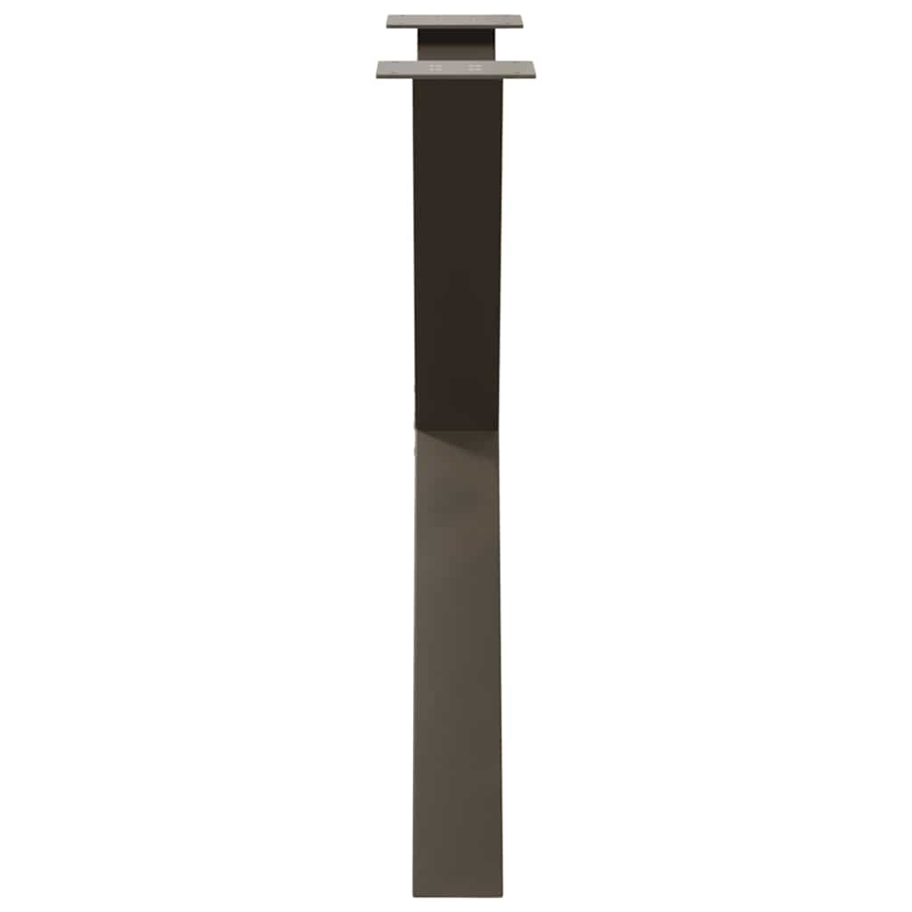 Eettafelpoten 2 st X-vormig 70x(72-73) cm staal naturel is nu te koop bij PeponiXL, paradijselijk wonen!