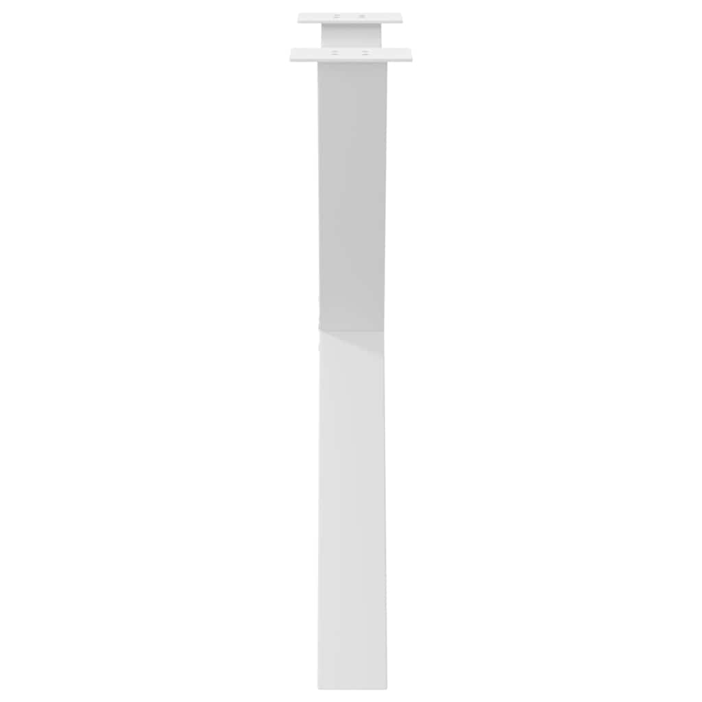 Eettafelpoten 2 st X-vormig 80x(72-73) cm staal wit is nu te koop bij PeponiXL, paradijselijk wonen!