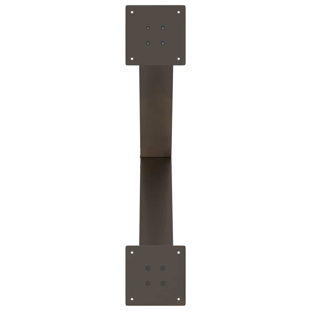 Eettafelpoten 2 st X-vormig 80x(72-73) cm staal naturel is nu te koop bij PeponiXL, paradijselijk wonen!