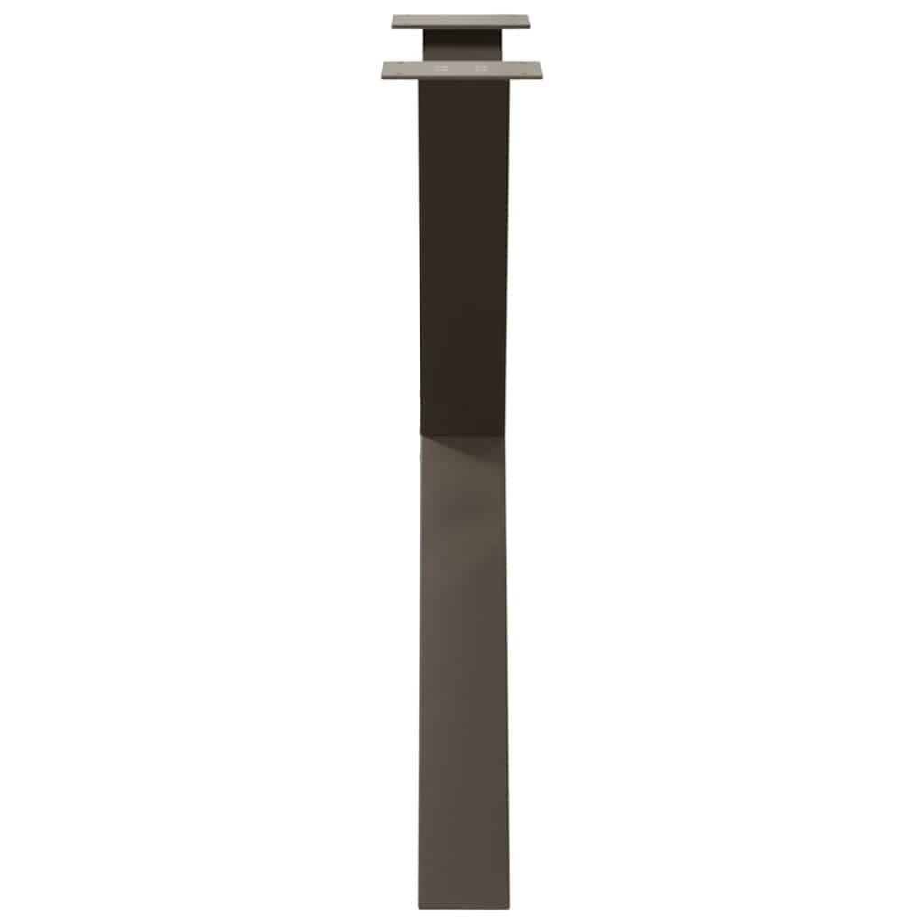 Eettafelpoten 3 st X-vormig 70x(72-73) cm staal naturel is nu te koop bij PeponiXL, paradijselijk wonen!