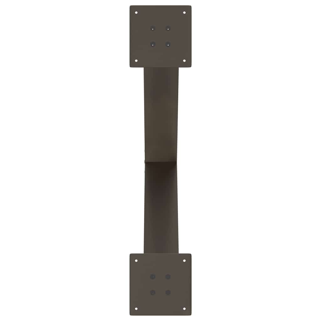Eettafelpoten 3 st X-vormig 70x(72-73) cm staal naturel is nu te koop bij PeponiXL, paradijselijk wonen!
