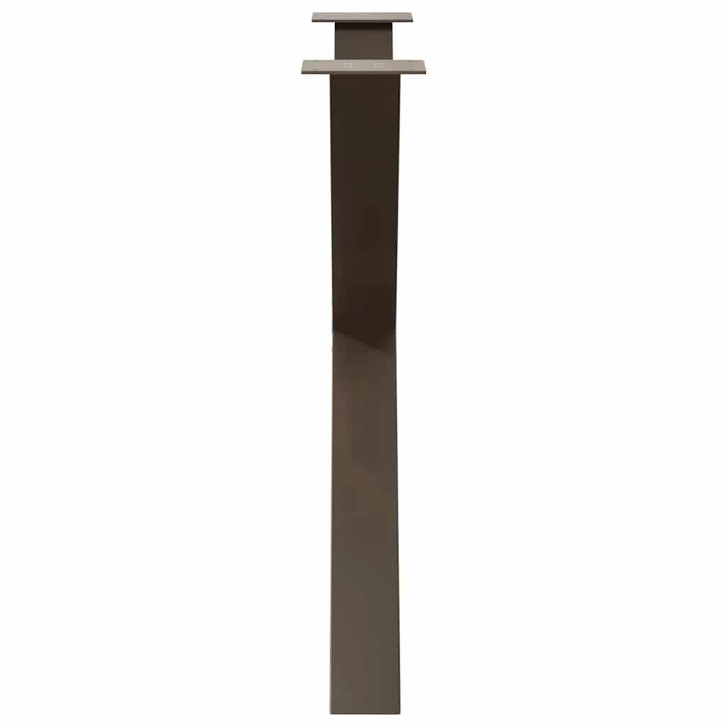 Eettafelpoten 3 st X-vormig 90x(72-73) cm staal naturel is nu te koop bij PeponiXL, paradijselijk wonen!