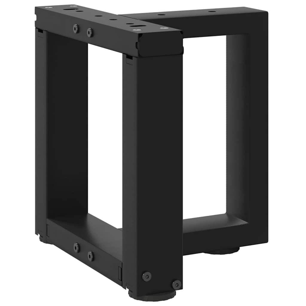 Salontafelpoten 2 st T-vormig 30x25x(30-31) cm staal zwart is nu te koop bij PeponiXL, paradijselijk wonen!