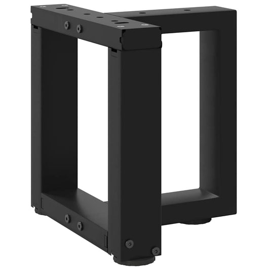 Salontafelpoten 2 st T-vormig 30x25x(30-31) cm staal zwart is nu te koop bij PeponiXL, paradijselijk wonen!