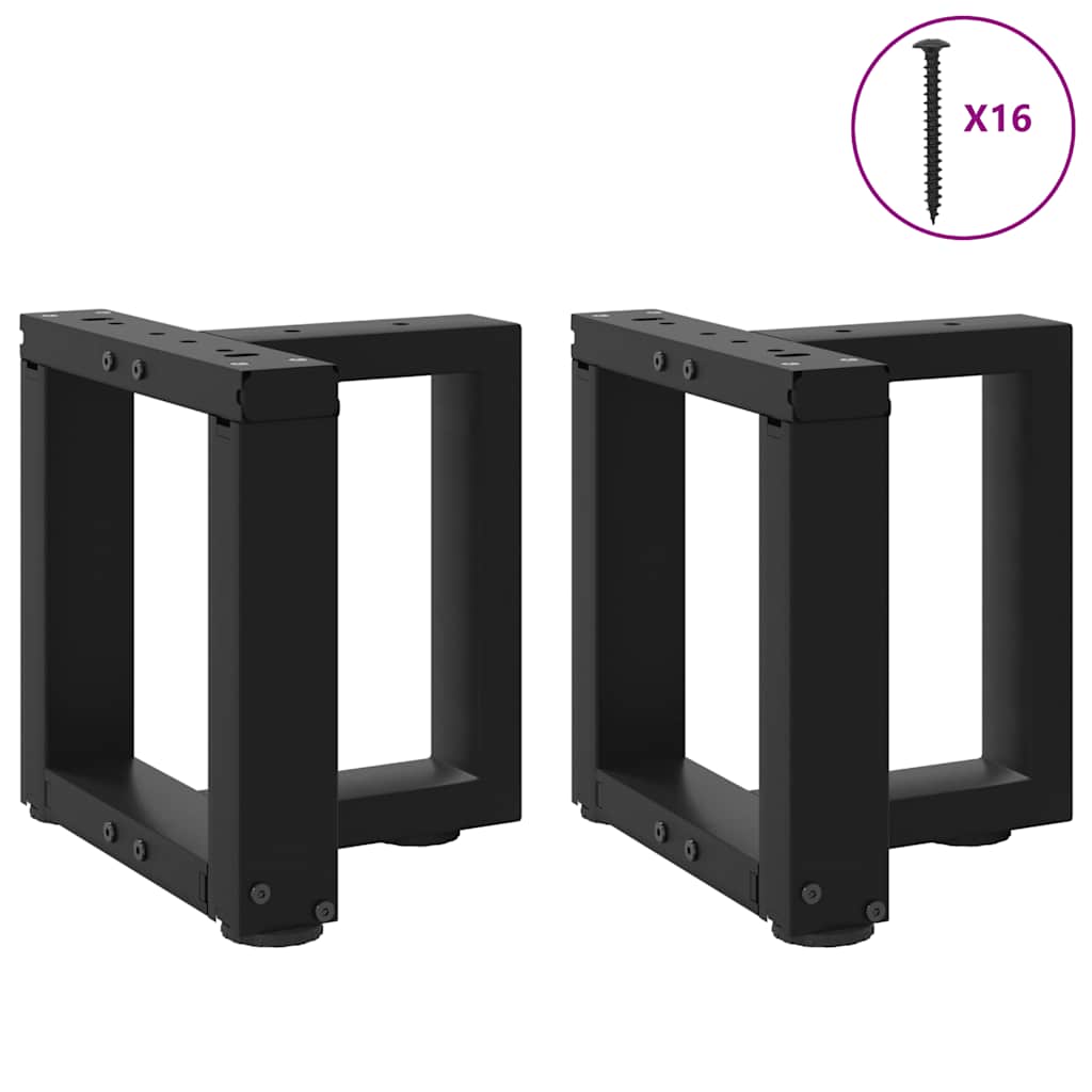 Salontafelpoten 2 st T-vormig 30x25x(30-31) cm staal zwart is nu te koop bij PeponiXL, paradijselijk wonen!