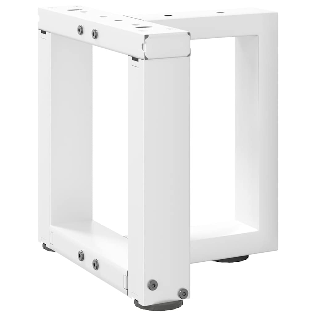 Salontafelpoten 2 st T-vormig 30x25x(30-31) cm staal wit is nu te koop bij PeponiXL, paradijselijk wonen!