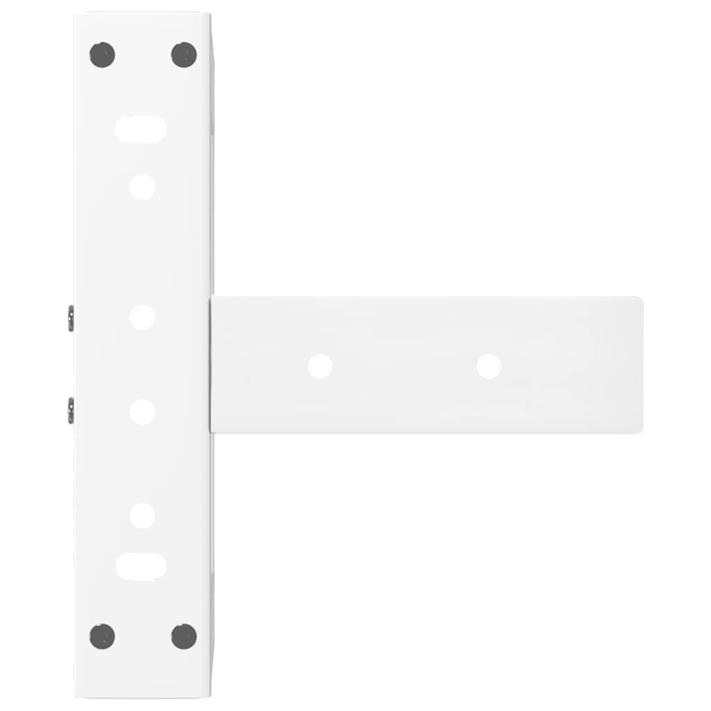 Salontafelpoten 2 st T-vormig 30x25x(30-31) cm staal wit is nu te koop bij PeponiXL, paradijselijk wonen!