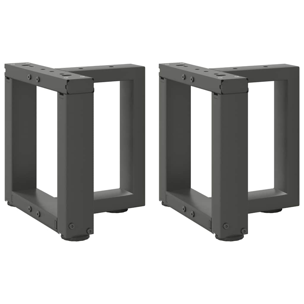 Salontafelpoten 2 st T-vormig 30x25x(30-31) cm staal antraciet is nu te koop bij PeponiXL, paradijselijk wonen!