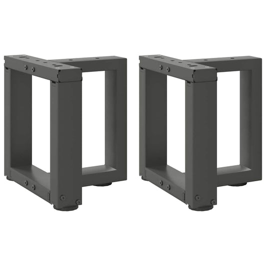 Salontafelpoten 2 st T-vormig 30x25x(30-31) cm staal antraciet is nu te koop bij PeponiXL, paradijselijk wonen!