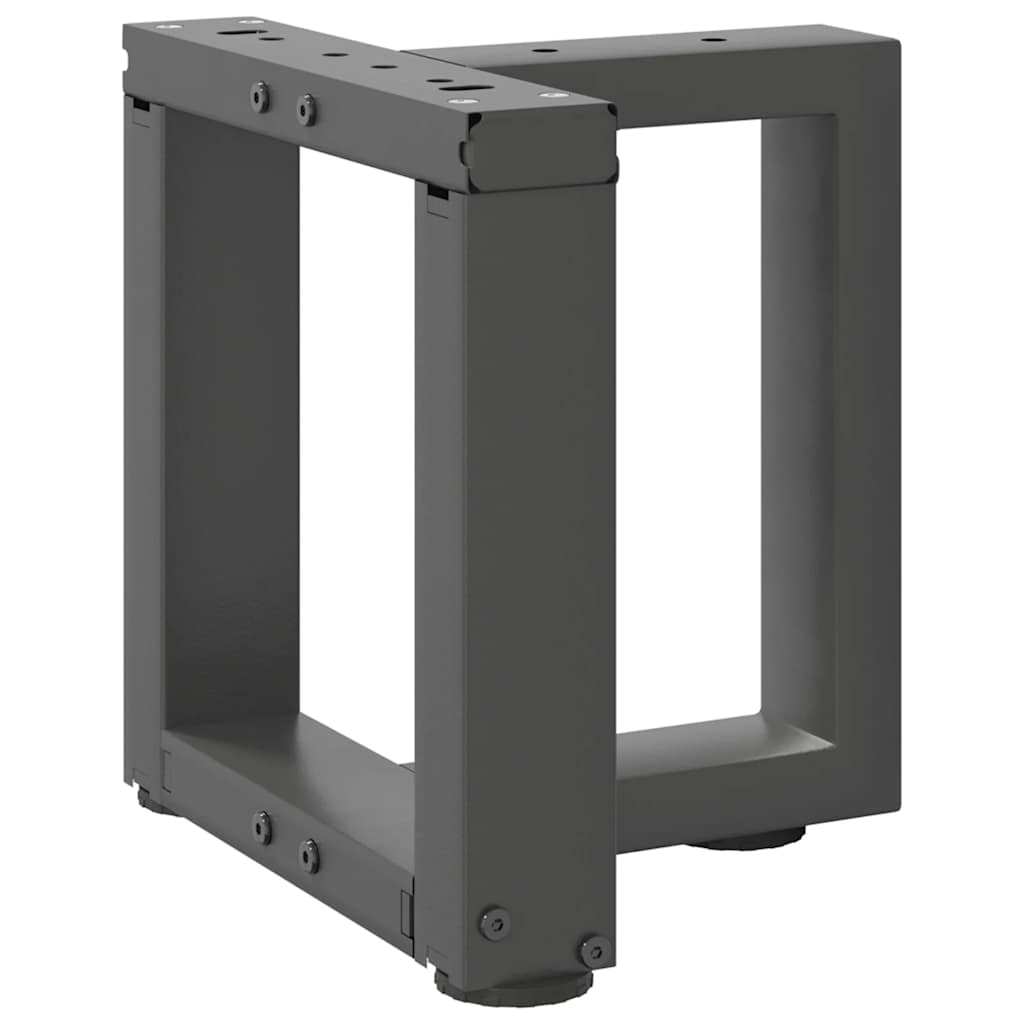 Salontafelpoten 2 st T-vormig 30x25x(30-31) cm staal antraciet is nu te koop bij PeponiXL, paradijselijk wonen!