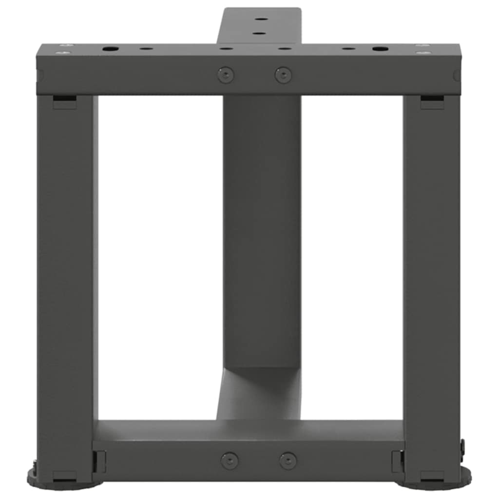 Salontafelpoten 2 st T-vormig 30x25x(30-31) cm staal antraciet is nu te koop bij PeponiXL, paradijselijk wonen!