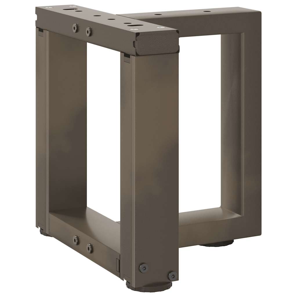 Salontafelpoten 2 st T-vormig 30x25x(30-31) cm staal naturel is nu te koop bij PeponiXL, paradijselijk wonen!