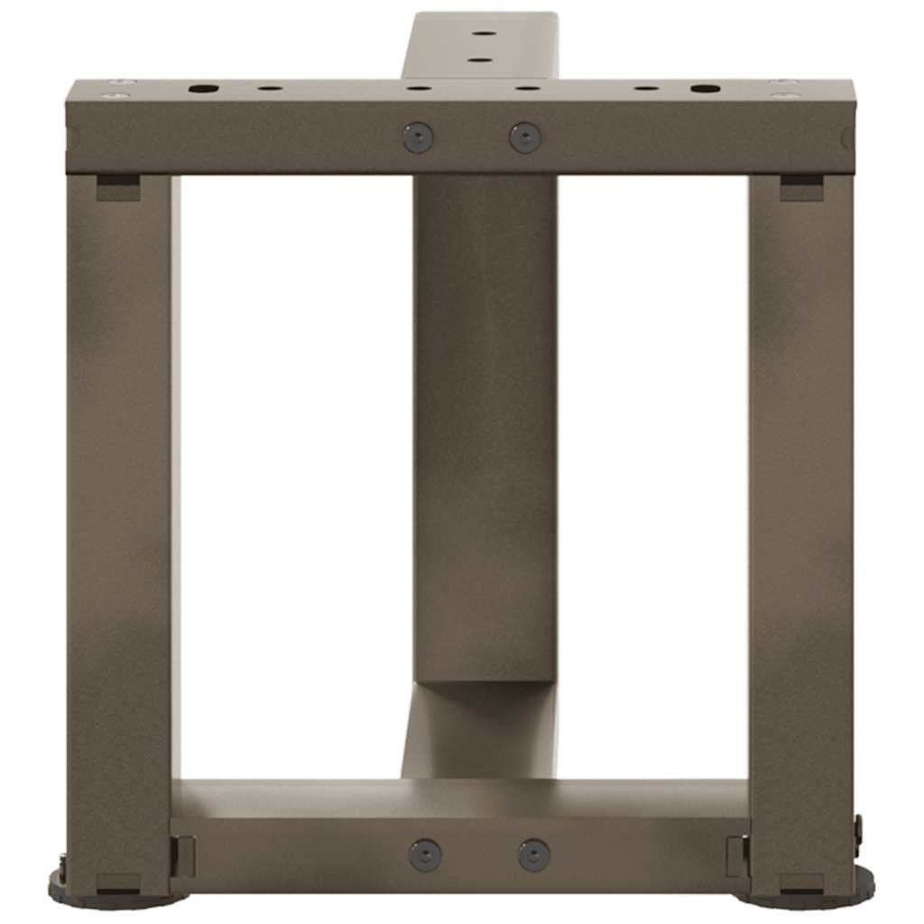 Salontafelpoten 2 st T-vormig 30x25x(30-31) cm staal naturel is nu te koop bij PeponiXL, paradijselijk wonen!