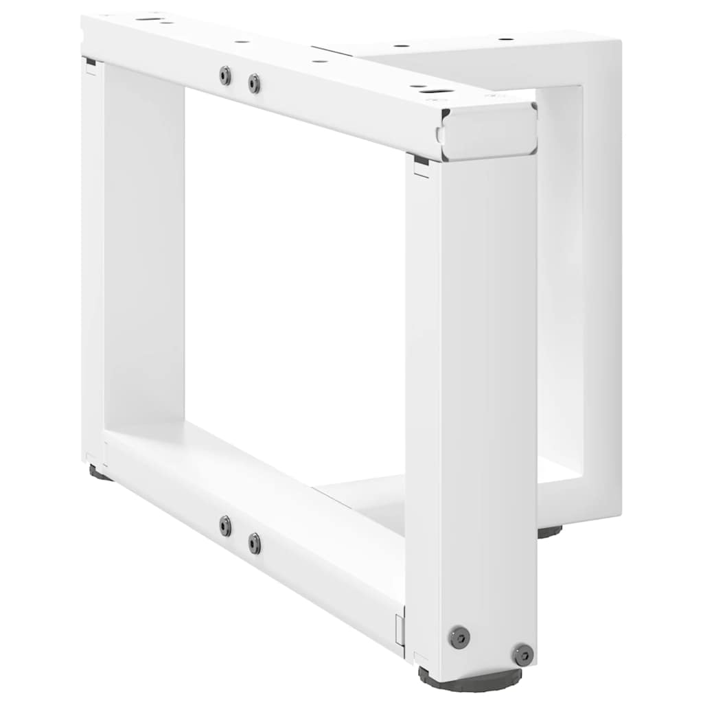 Salontafelpoten 2 st T-vormig 40x25x(30-31) cm staal wit is nu te koop bij PeponiXL, paradijselijk wonen!