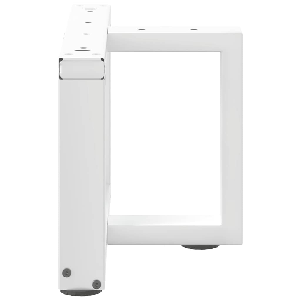 Salontafelpoten 2 st T-vormig 40x25x(30-31) cm staal wit is nu te koop bij PeponiXL, paradijselijk wonen!