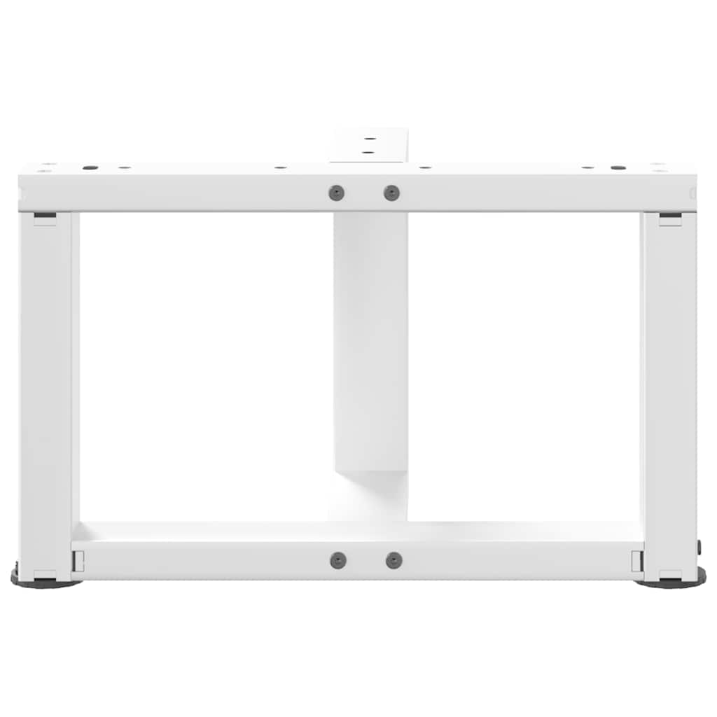 Salontafelpoten 2 st T-vormig 40x25x(30-31) cm staal wit is nu te koop bij PeponiXL, paradijselijk wonen!