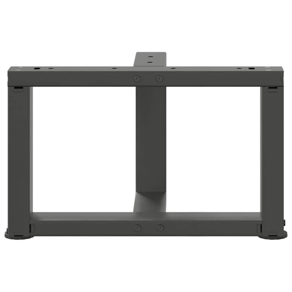 Salontafelpoten 2 st T-vormig 40x25x(30-31) cm staal antraciet is nu te koop bij PeponiXL, paradijselijk wonen!