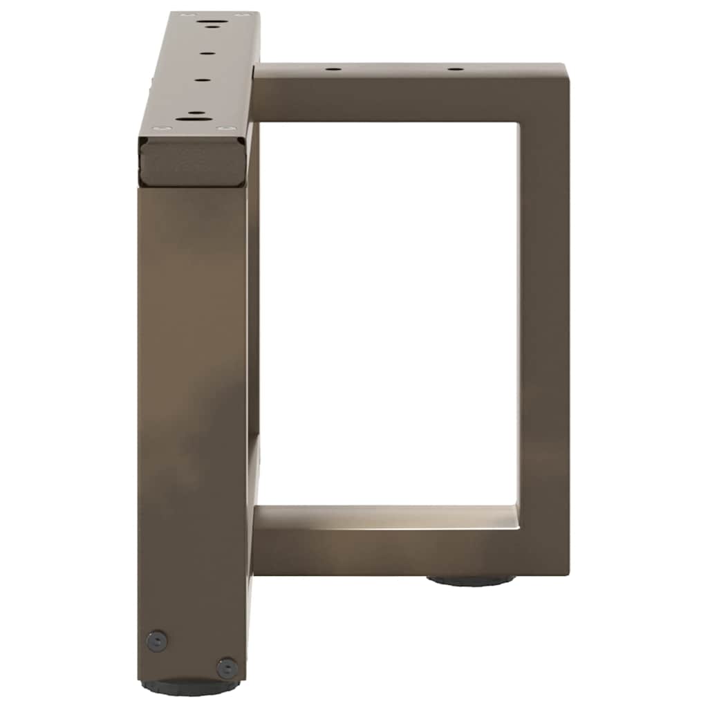 Salontafelpoten 2 st T-vormig 40x25x(30-31) cm staal naturel is nu te koop bij PeponiXL, paradijselijk wonen!