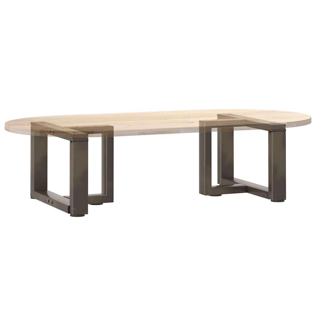 Salontafelpoten 2 st T-vormig 40x25x(30-31) cm staal naturel is nu te koop bij PeponiXL, paradijselijk wonen!