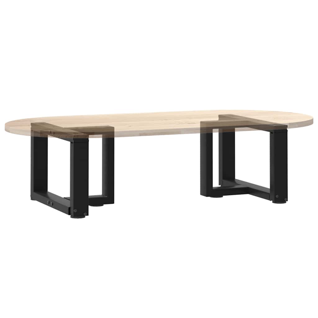 Salontafelpoten 2 st T-vormig 50x25x(30-31) cm staal zwart is nu te koop bij PeponiXL, paradijselijk wonen!