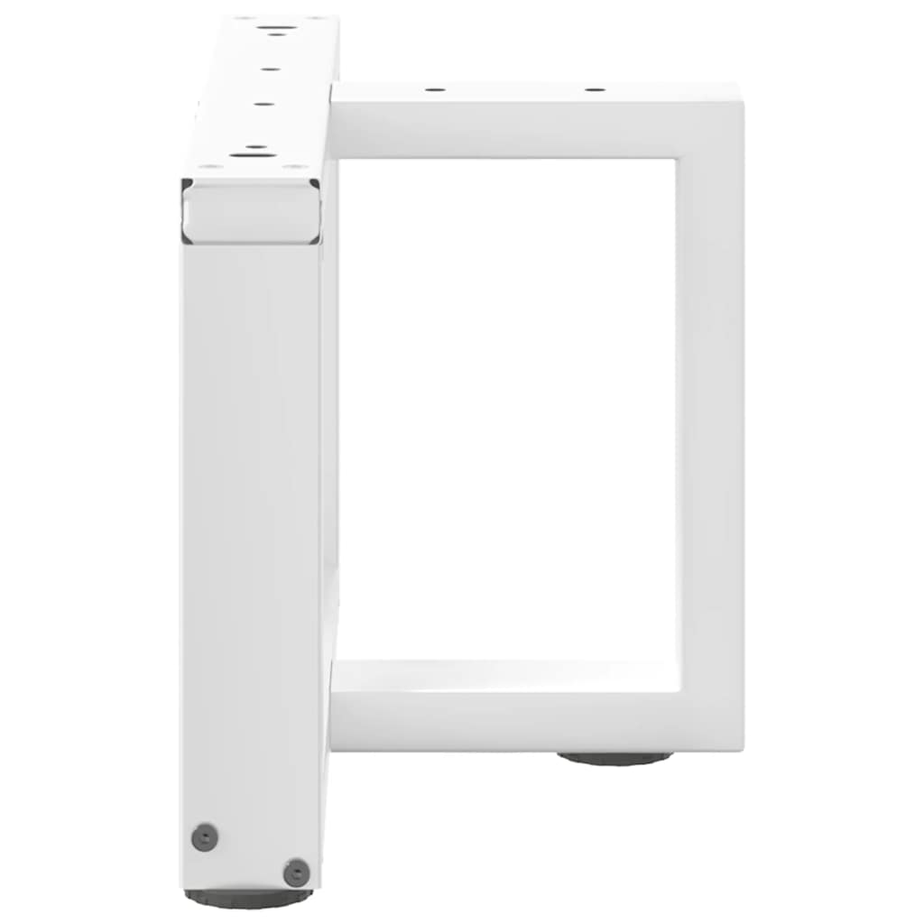 Salontafelpoten 2 st T-vormig 50x25x(30-31) cm staal wit is nu te koop bij PeponiXL, paradijselijk wonen!
