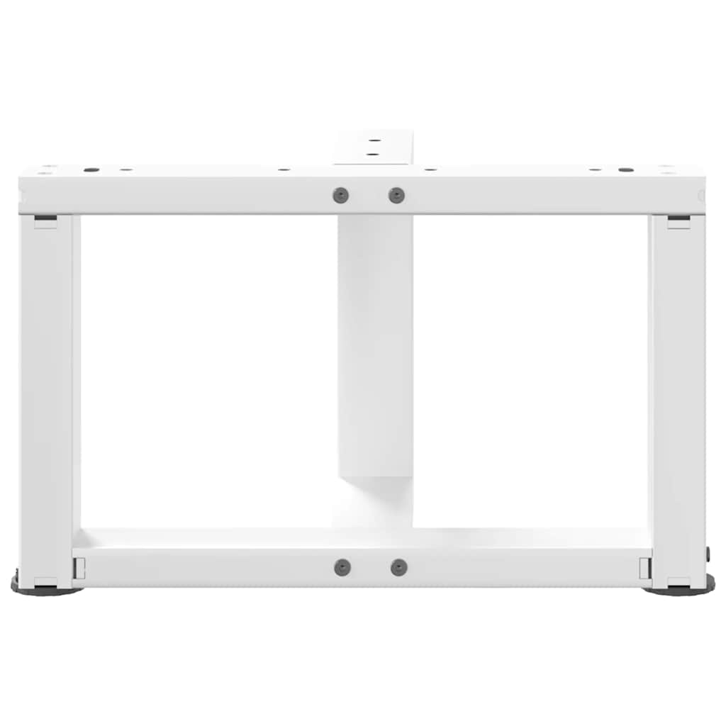 Salontafelpoten 2 st T-vormig 50x25x(30-31) cm staal wit is nu te koop bij PeponiXL, paradijselijk wonen!