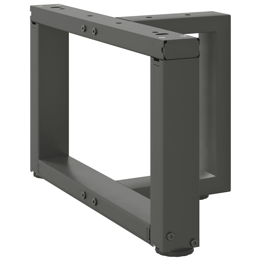 Salontafelpoten 2 st T-vormig 50x25x(30-31) cm staal antraciet is nu te koop bij PeponiXL, paradijselijk wonen!