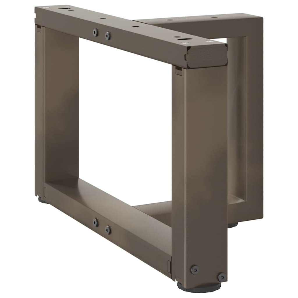 Salontafelpoten 2 st T-vormig 50x25x(30-31) cm staal naturel is nu te koop bij PeponiXL, paradijselijk wonen!