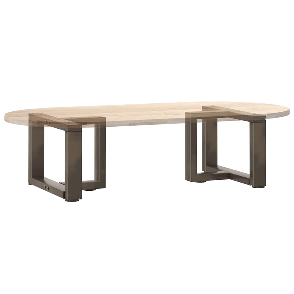 Salontafelpoten 2 st T-vormig 50x25x(30-31) cm staal naturel is nu te koop bij PeponiXL, paradijselijk wonen!