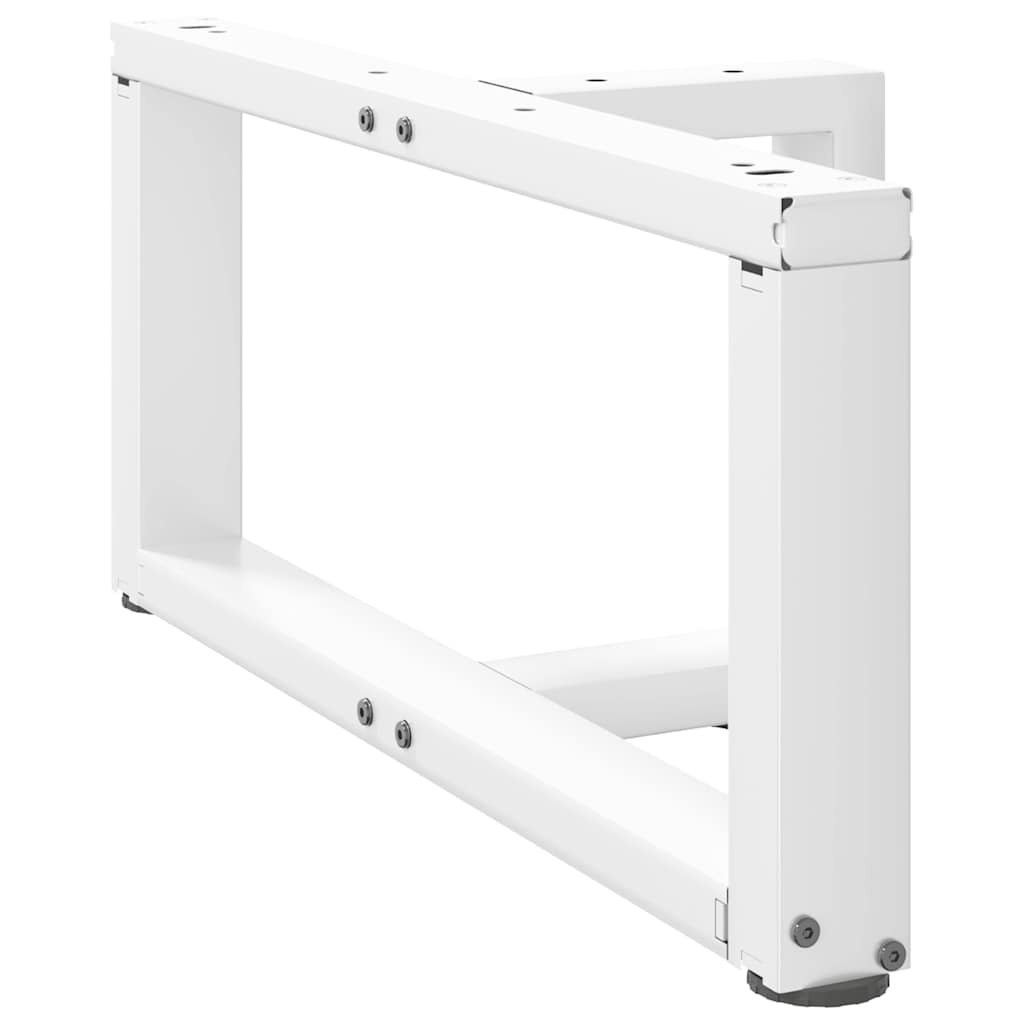 Salontafelpoten 2 st T-vormig 60x25x(30-31) cm staal wit is nu te koop bij PeponiXL, paradijselijk wonen!