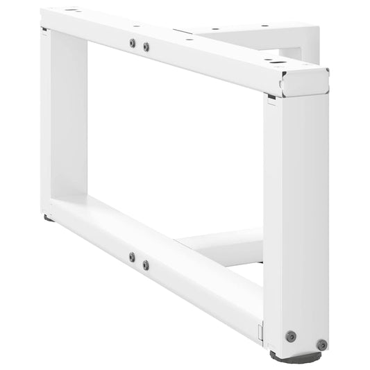 Salontafelpoten 2 st T-vormig 60x25x(30-31) cm staal wit is nu te koop bij PeponiXL, paradijselijk wonen!