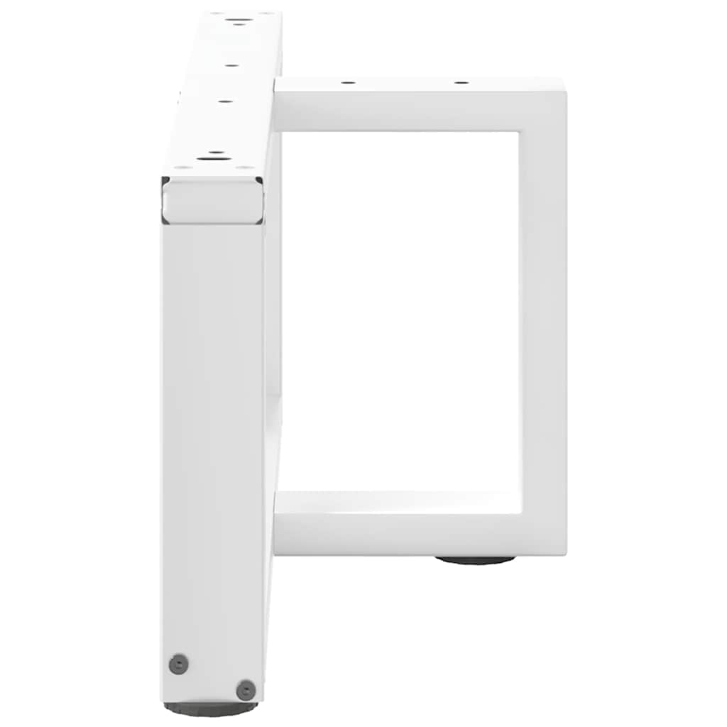 Salontafelpoten 2 st T-vormig 60x25x(30-31) cm staal wit is nu te koop bij PeponiXL, paradijselijk wonen!