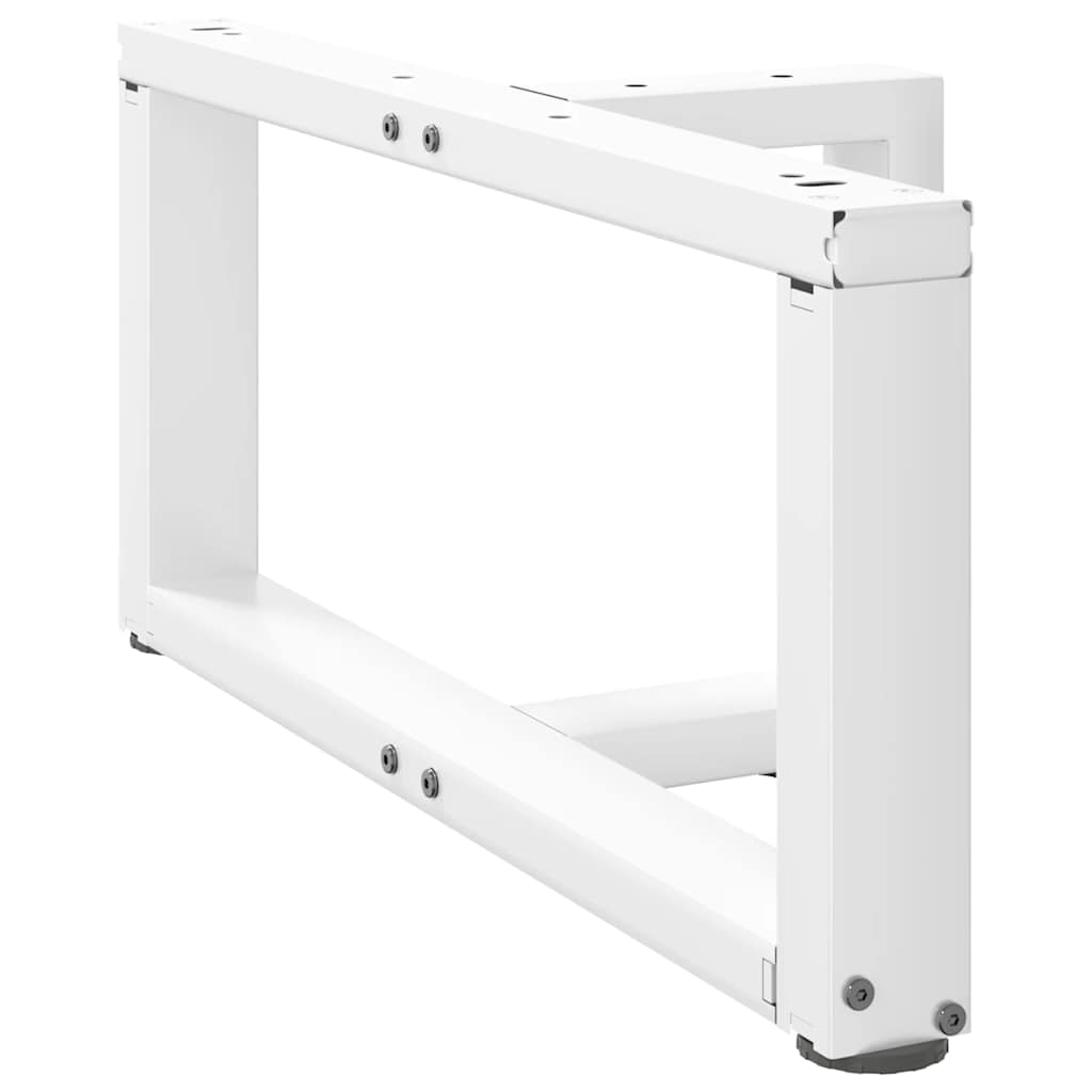 Salontafelpoten 2 st T-vormig 60x25x(30-31) cm staal wit is nu te koop bij PeponiXL, paradijselijk wonen!