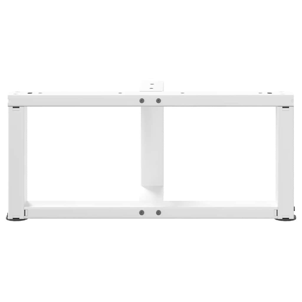 Salontafelpoten 2 st T-vormig 60x25x(30-31) cm staal wit is nu te koop bij PeponiXL, paradijselijk wonen!